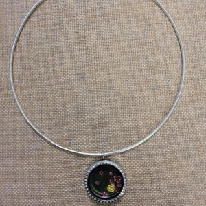 Origami owl choker necklaces with locket